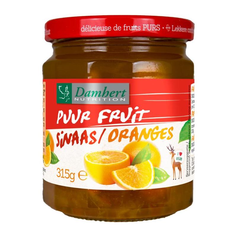 Damhert Damhert Puur Fruit Confituur Sinaas - 315gr