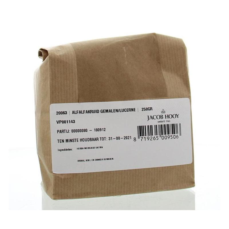 Jacob hooy jacob Hooy ALFALFAKRUID GEMALEN/LUCERNE - 250gr