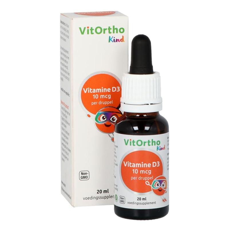 Vitortho VitOrtho Vitamine D3 10 mcg Kind 20 ml - 20ml