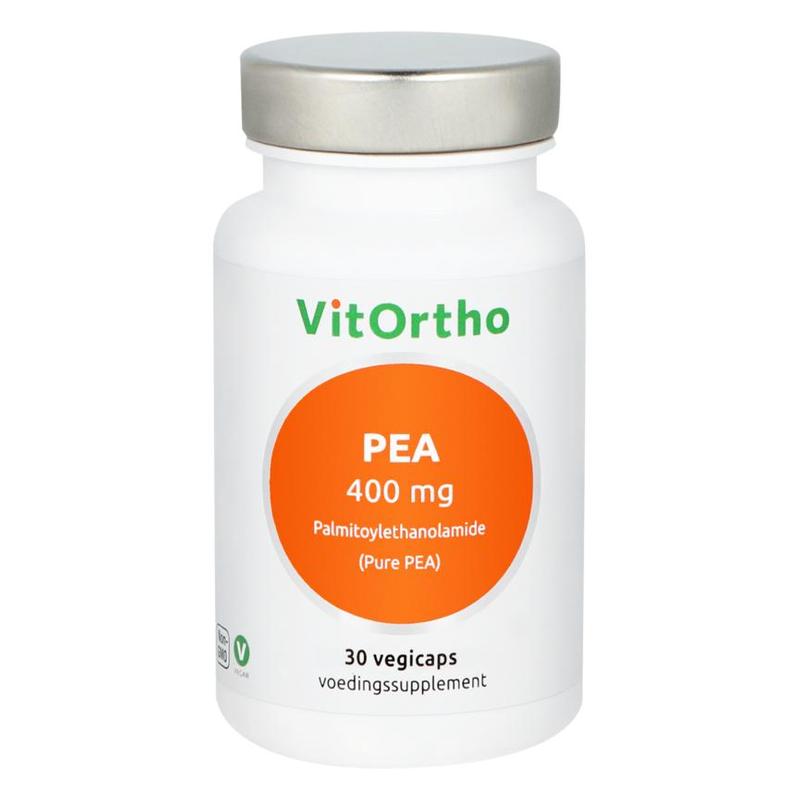 Vitortho VitOrtho PEA 400 mg palmitoylethanolamide (Pure P - 30vcp