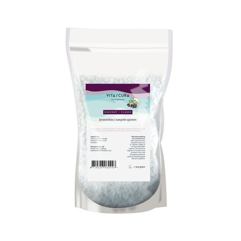 Vitacura VitaCura Magnesium Zout / Flakes Jeneverbes - 500gr