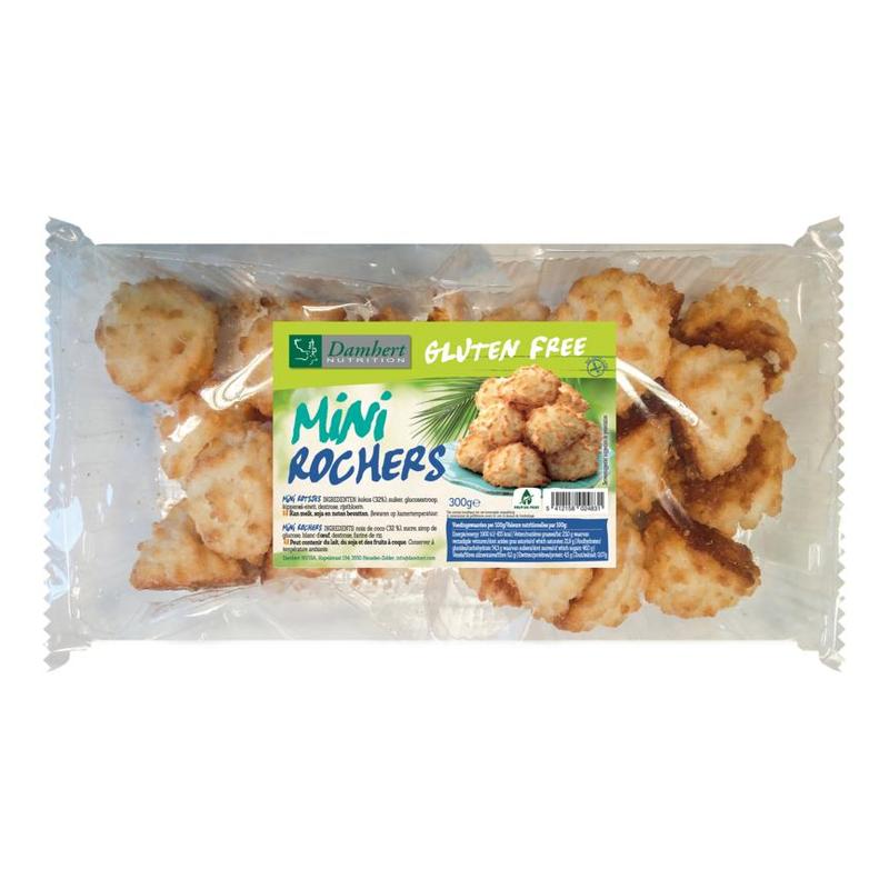 Damhert Damhert Gluten Free Mini Kokosrotsen - 300gr