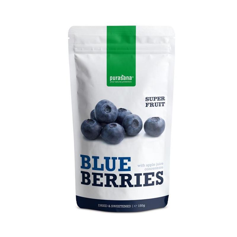 Purasana PURASANA Blauwe bessen 150 g - 150gr