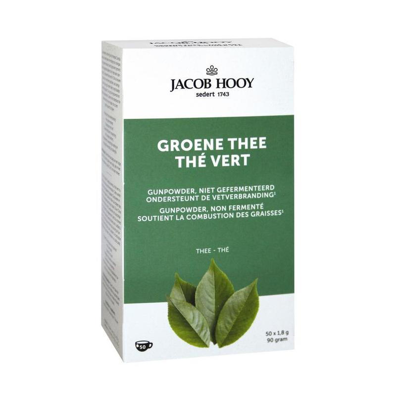 Jacob hooy Jacob Hooy Groene Thee Gunpowder theezakjes - 50zk