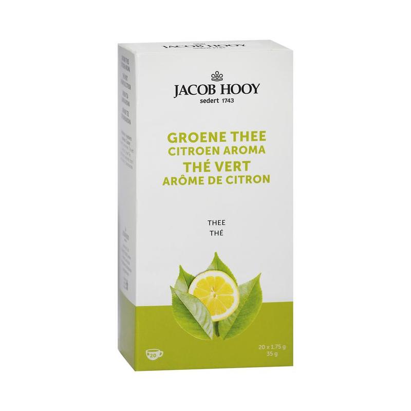 Jacob hooy Jacob Hooy Theezakjes GROENE THEE CITROEN - 20zk