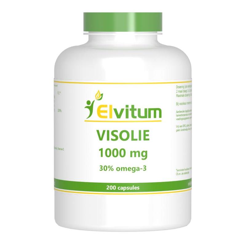 Elvitum Elvitum Visolie 1000 mg - 200cp