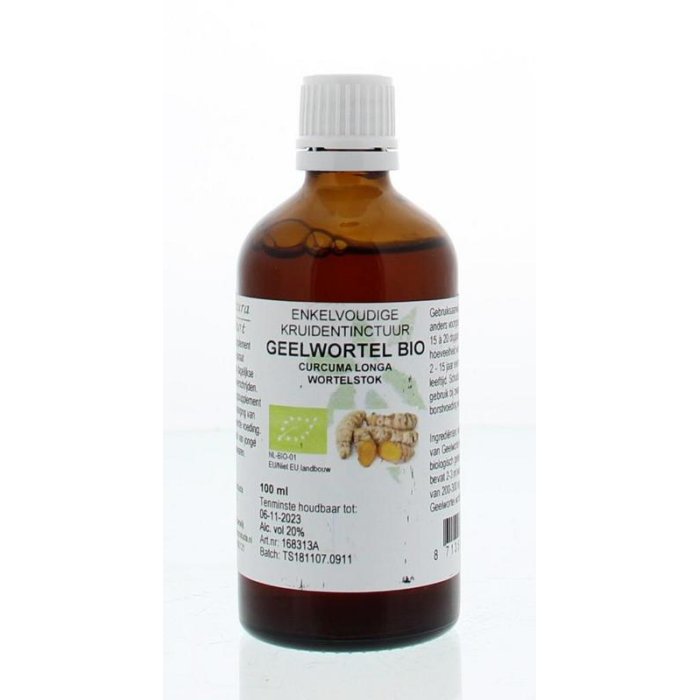 Cruydhof CRUYDHOF Curcuma longa rhiz/Geelwortel BIO - 100ml