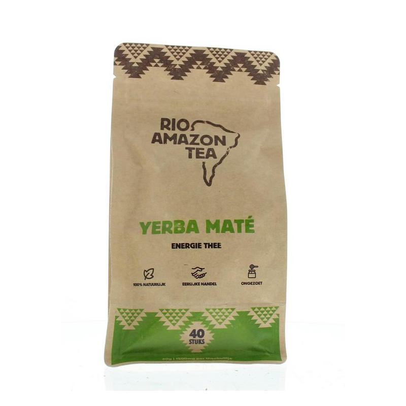 Rio amazon RIO AMAZON Yerba Maté Kruidentheebuiltjes - 40st
