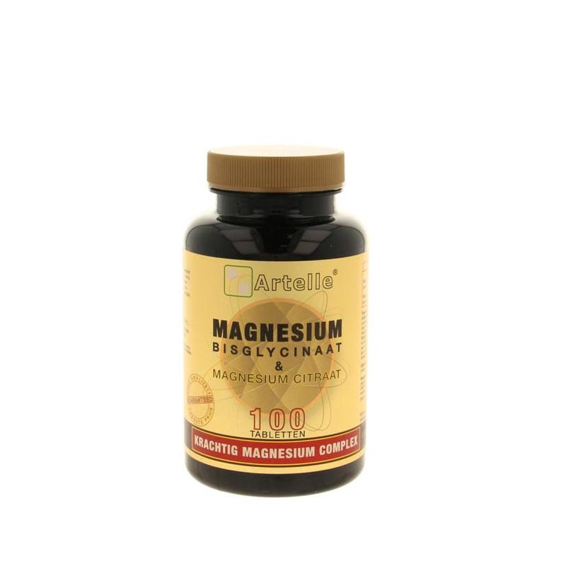 Artelle Artelle Magnesium Bisglyc Magn Citr 100t - 100tb