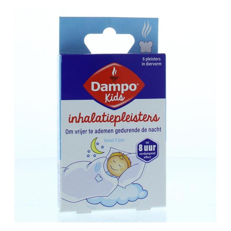 Dampo Dampo Kids Inhalatiepleister in Diervorm - 6st