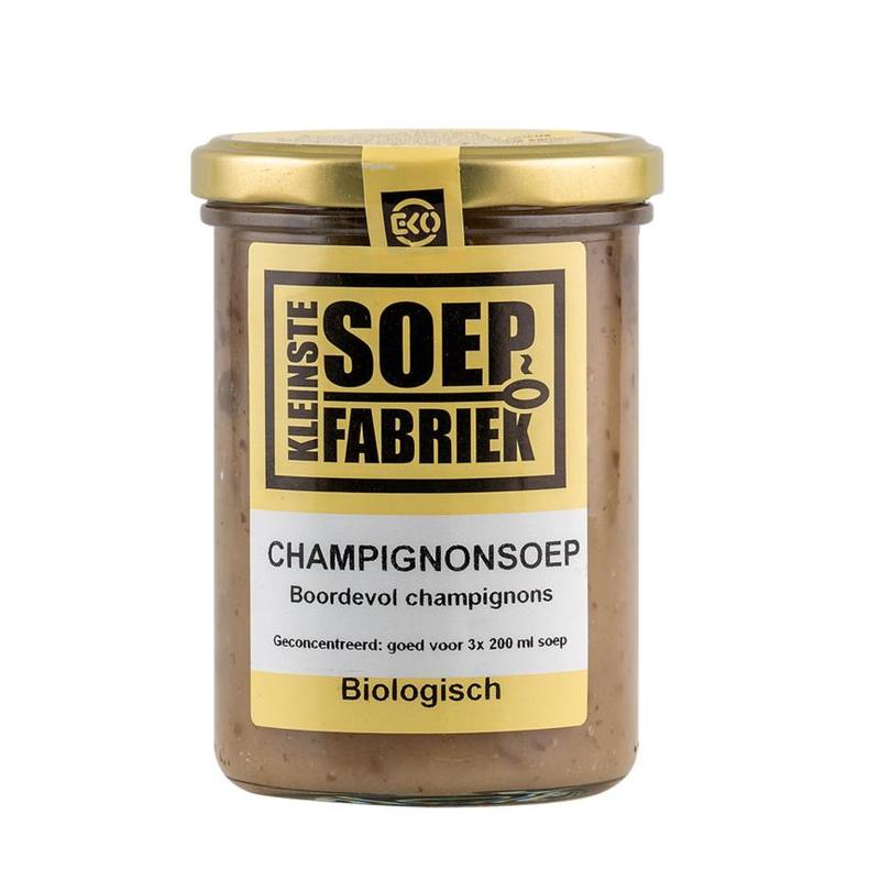 Kleinste soepfabriek Kleinste Soepfabriek Champignonroomsoep Bio - 400gr
