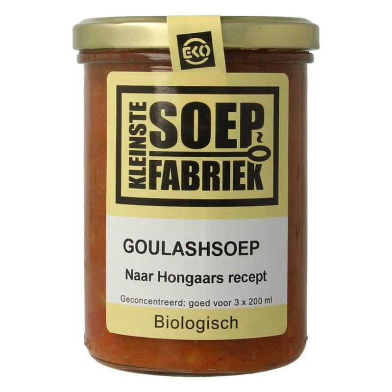 Kleinste soepfabriek Kleinste Soepfabriek Goulashsoep naar Hongaars recept Bio - 400ml