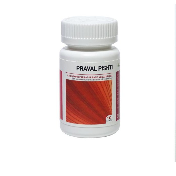 Ayurveda health Ayurveda health Praval pisthi 200mg - 180tb