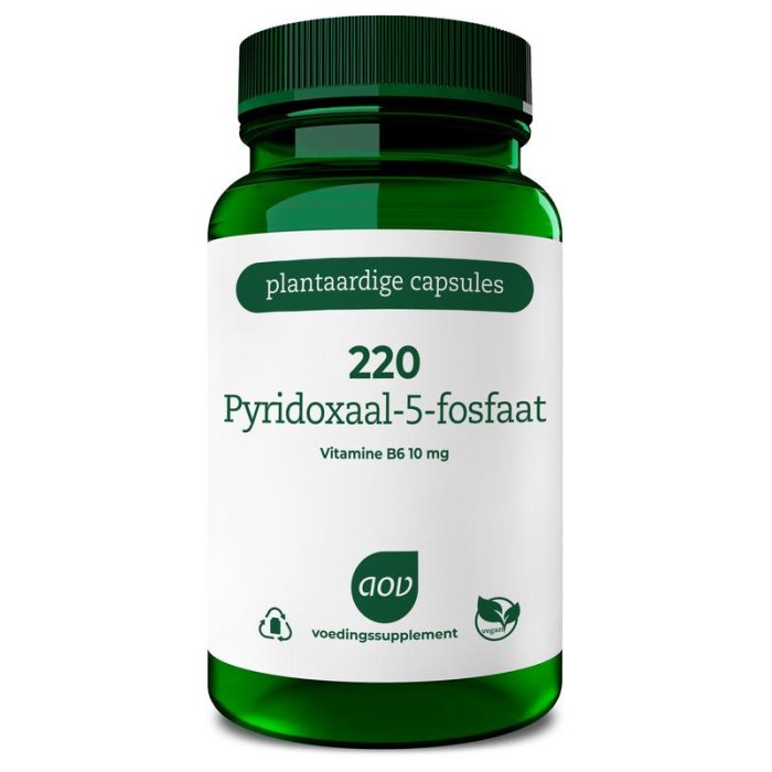 Aov AOV 220 Pyridoxaal-5-fosfaat Vitamin B6 10mg - 120vcp