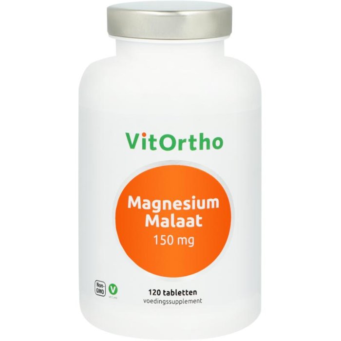Vitortho VitOrtho Magnesium Malaat 150mg - 120tb