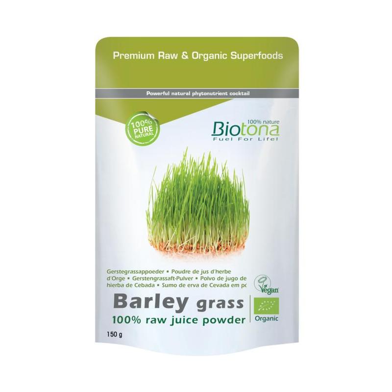 Biotona Biotona Barley grass Raw 150 g BIO - 150gr