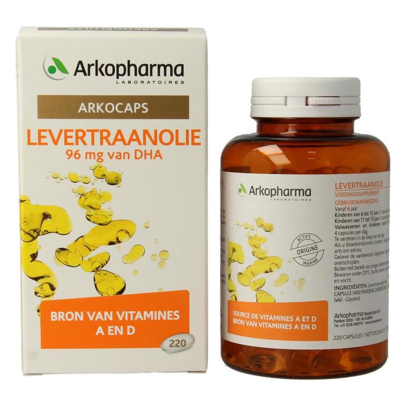 Arkocaps ARKOCAPS Levertraanolie - 220cp