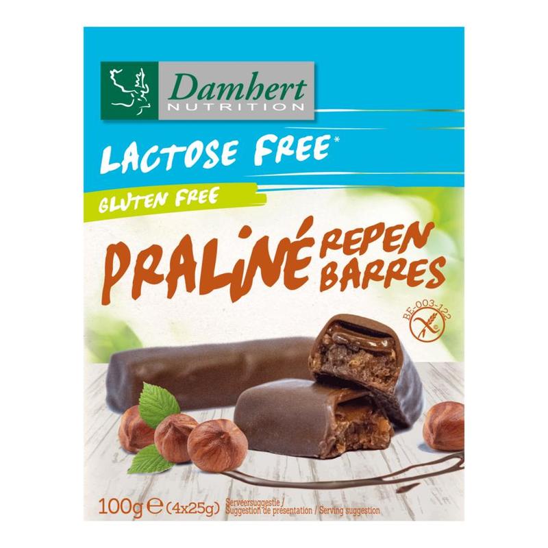 Damhert Damhert Lactose Free Praliné Repen Gluten Free - 100gr