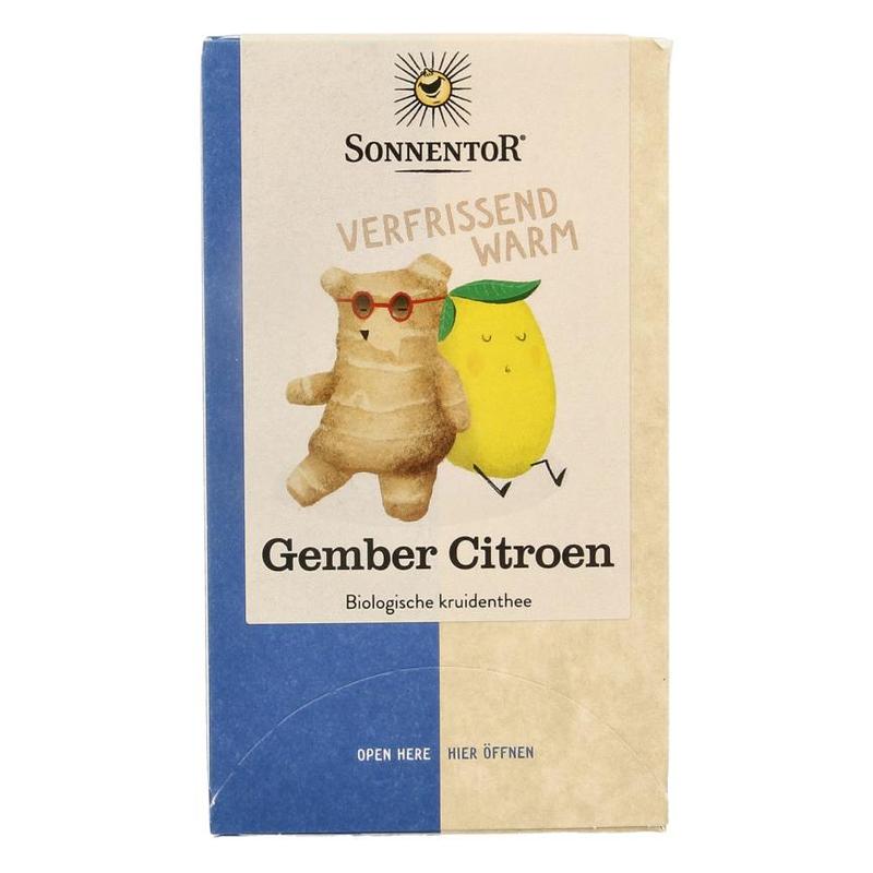 Sonnentor Sonnentor Gember Citroen thee - 18zk