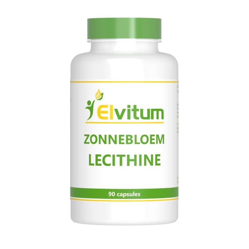 Elvitum Elvitum Lecithine Zonnebloem 1200 mg - 90cp
