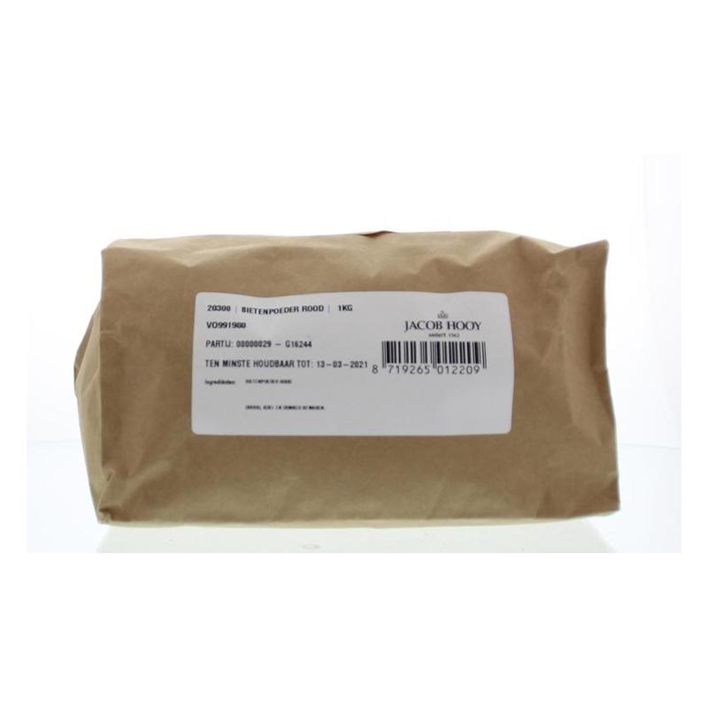 Jacob hooy jacob Hooy BIETENPOEDER ROOD - 1kg